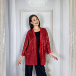 Marynarka GLAMOUR RED - obrazek 6