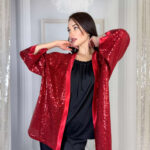 Marynarka GLAMOUR RED - obrazek 2