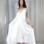 Suknia Bella JASMINE LUX (100% silk) - obrazek 3