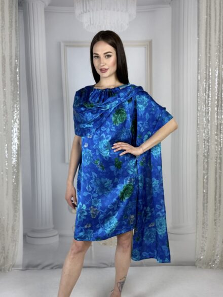 Sukienka INDIA BLUE LUX Multiway Krótka (+jedwabny szal)