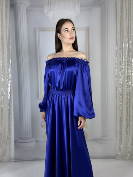 Dress Margarita LUX OCEAN (100% silk)