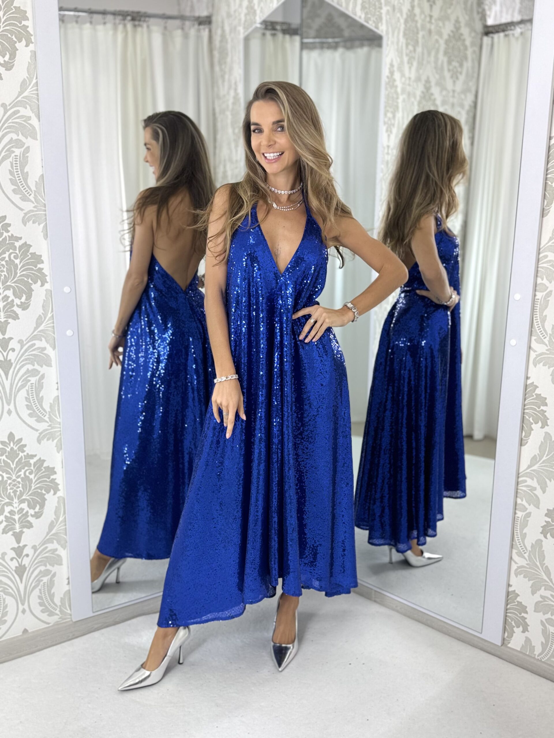 Dress Bella Glamour COBALT - Image 9