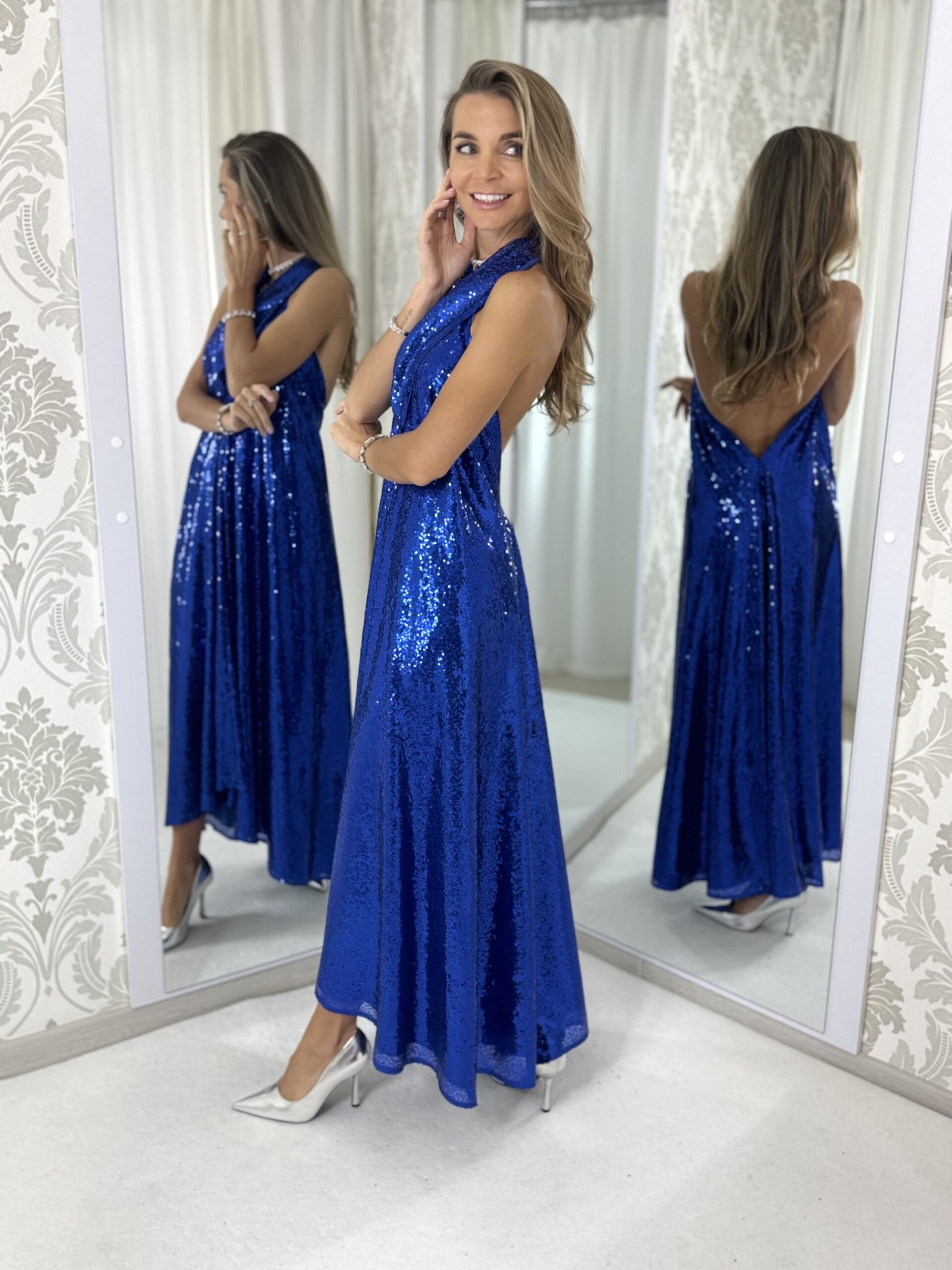 Dress Bella Glamour COBALT - Image 11