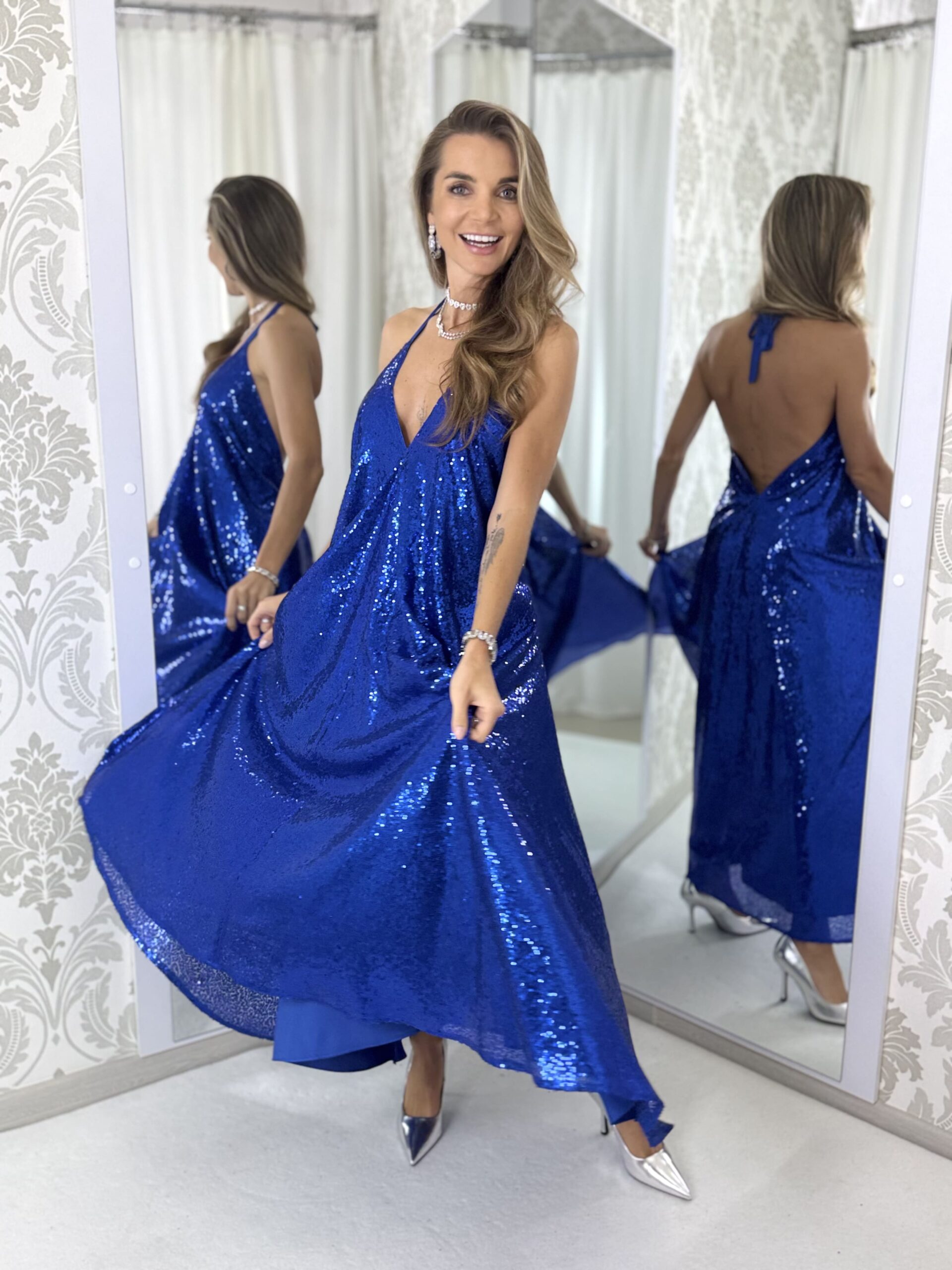 Dress Bella Glamour COBALT - Image 3