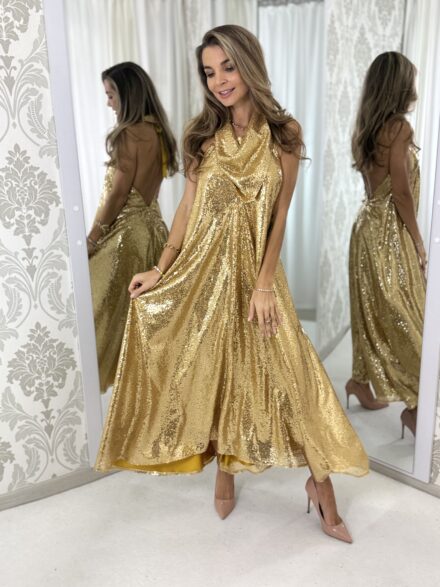 Dress Bella Glamour GOLD