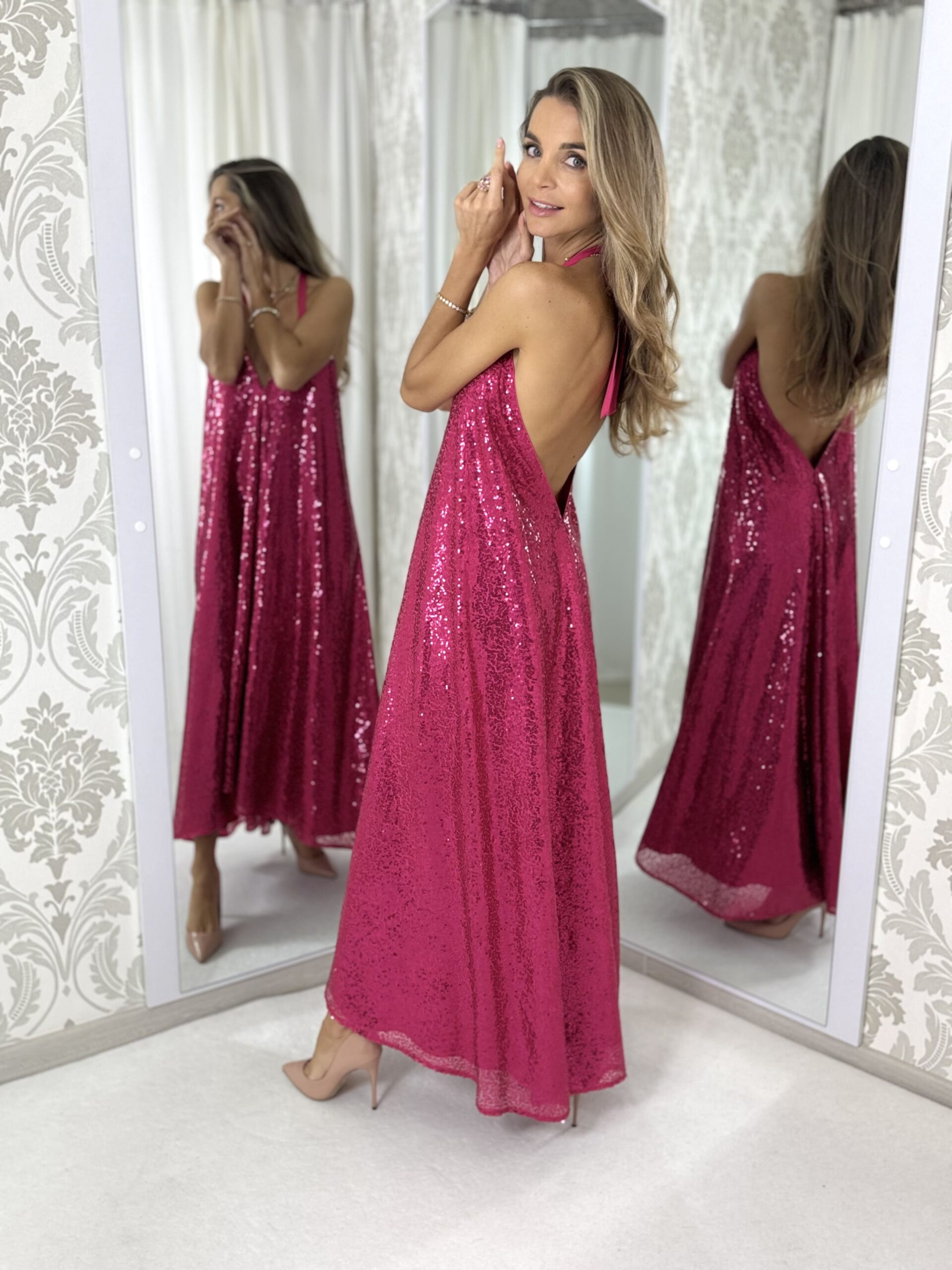 Dress Bella Glamour RASPBERRY - Image 5