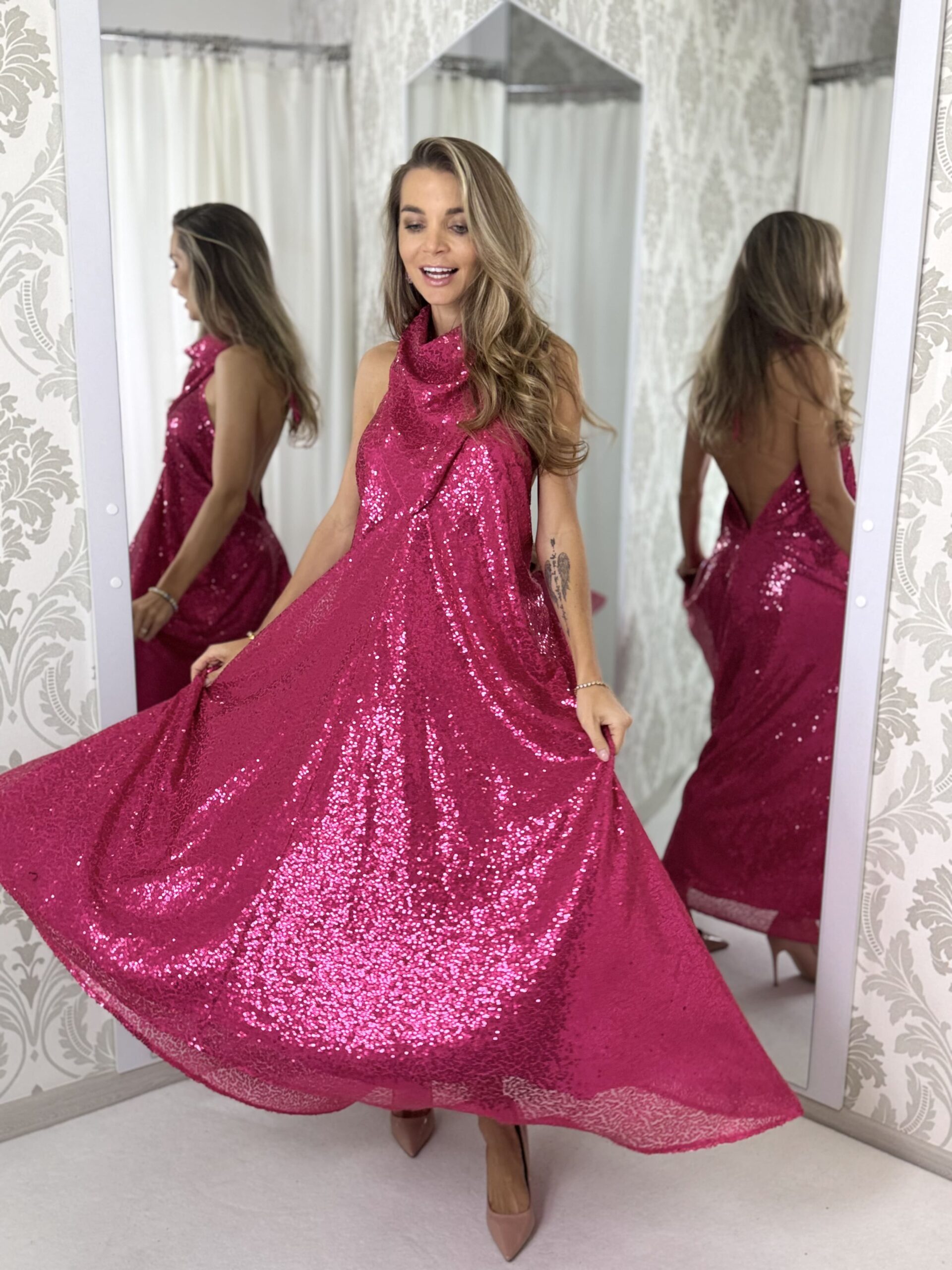 Dress Bella Glamour RASPBERRY - Image 7