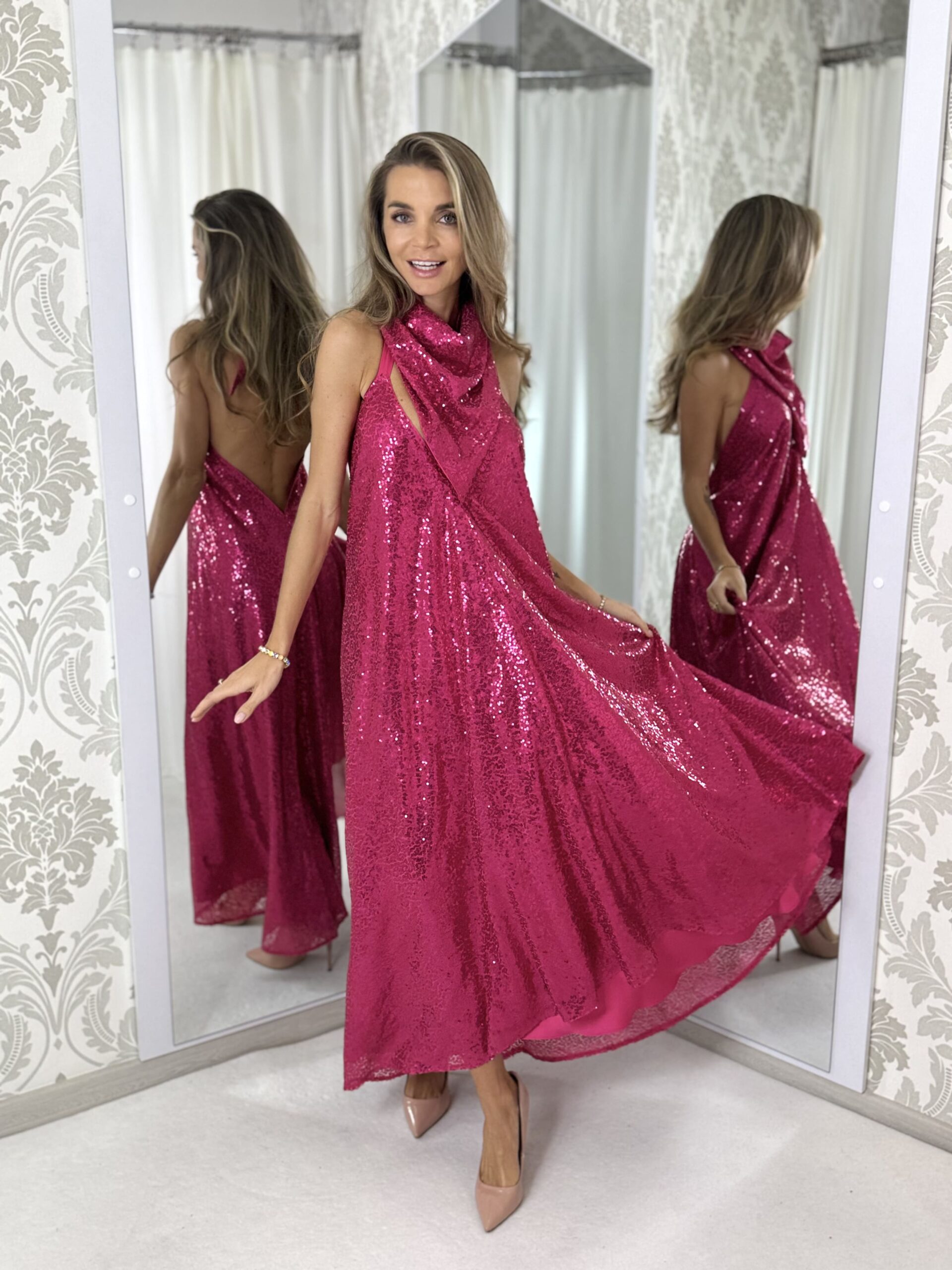 Dress Bella Glamour RASPBERRY - Image 9