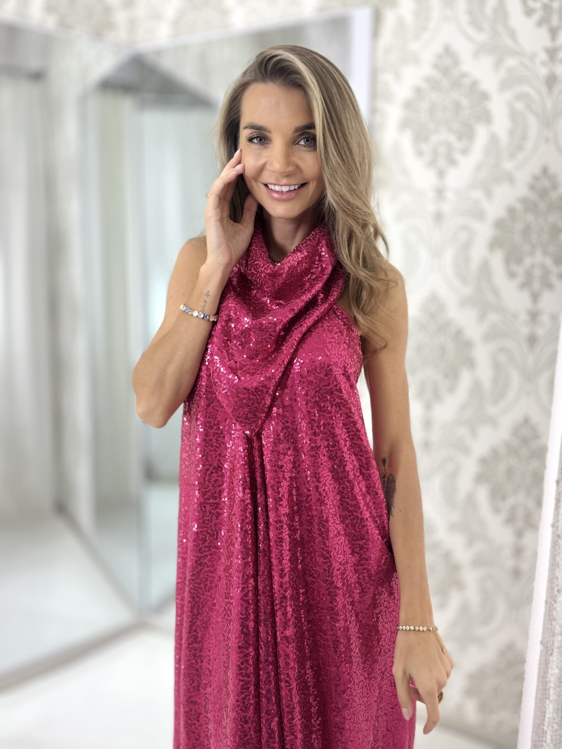 Dress Bella Glamour RASPBERRY - Image 10