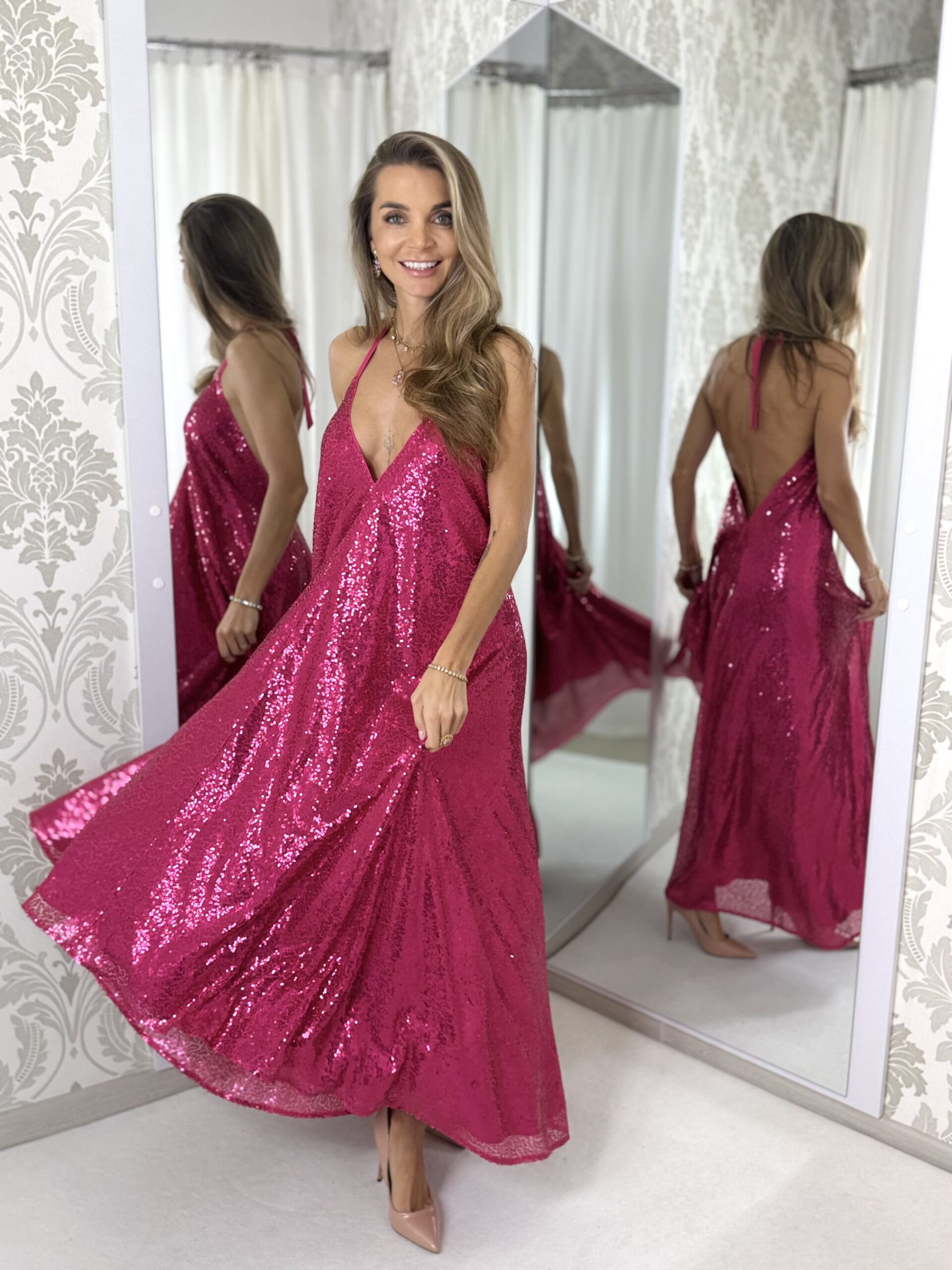 Dress Bella Glamour RASPBERRY - Image 2