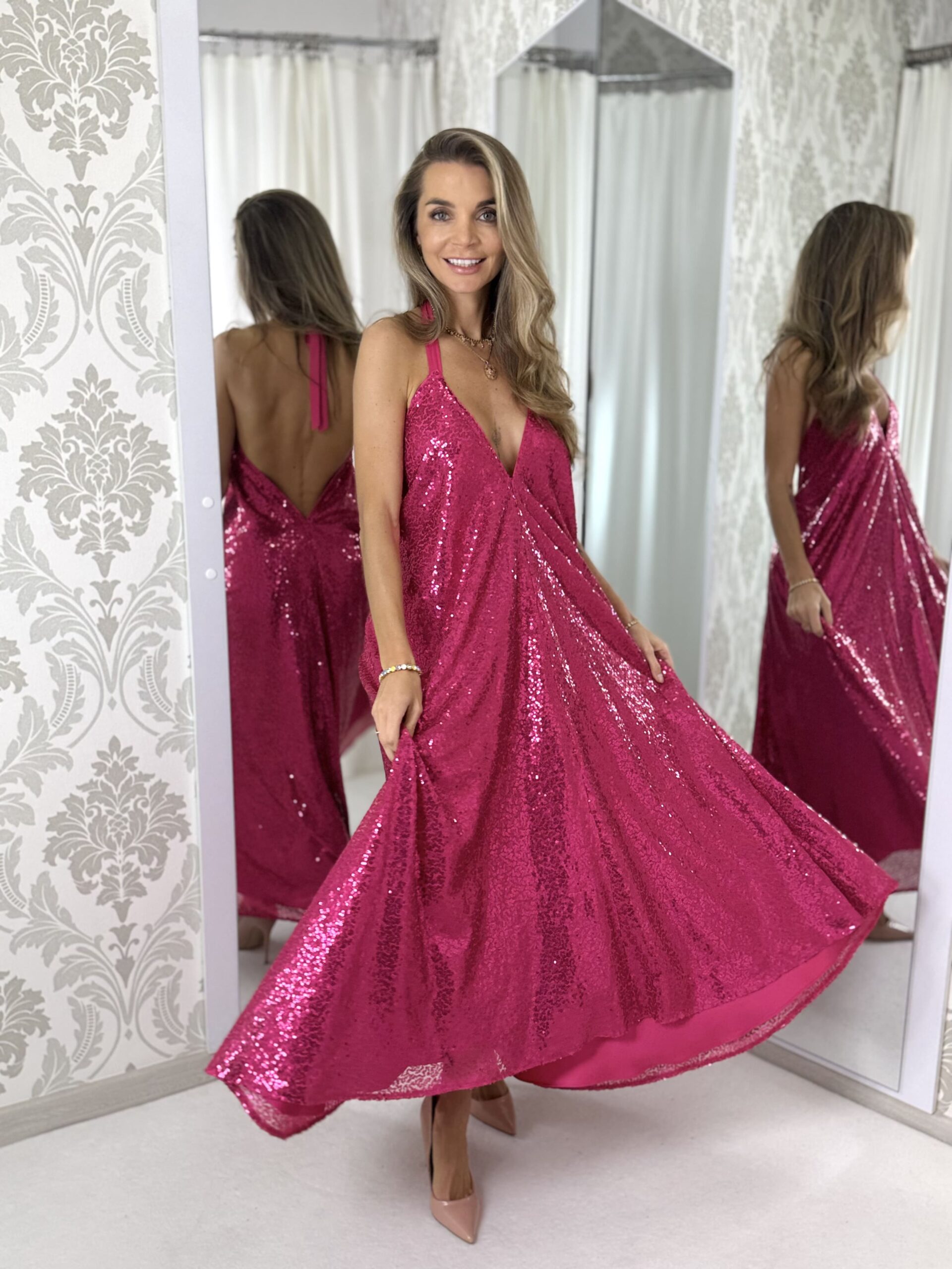 Dress Bella Glamour RASPBERRY - Image 3