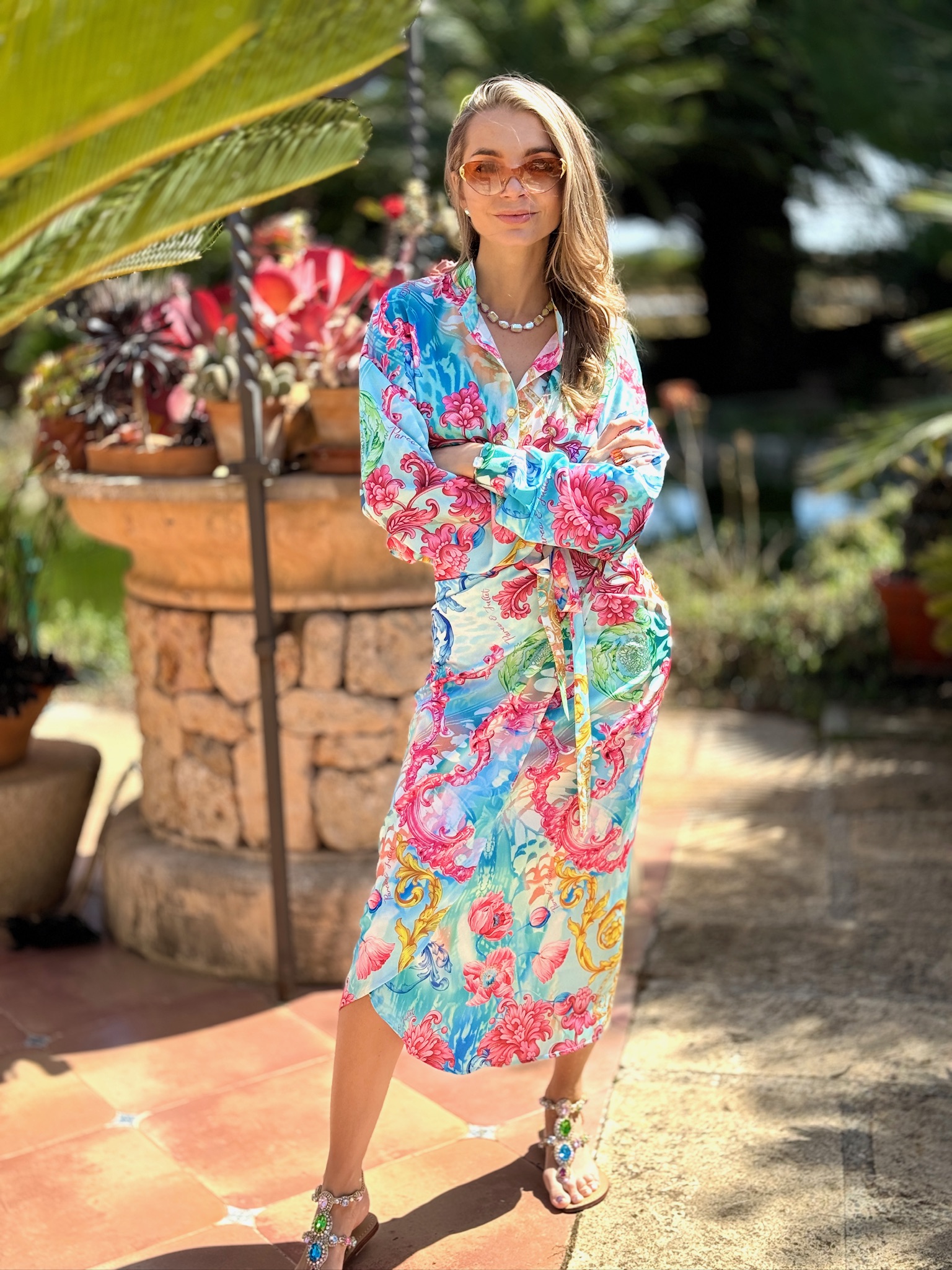 Set Lady BARBADOS (Koszula + Spódnica) - obrazek 4