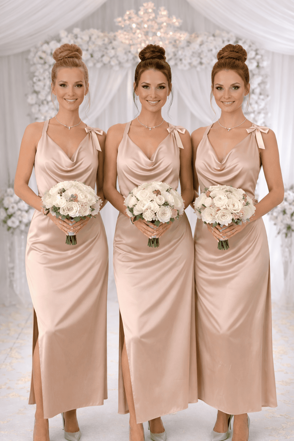 CEREMONY PEACH Multiway Long Dress - Image 4